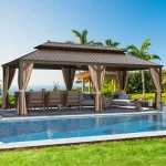 +24+Ft.+W+x+12+Ft.+D+Steel+Patio+Gazebo